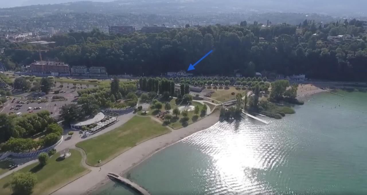 Mamie Jane Suite Deluxe Face Au Lac Tresserve Exteriör bild